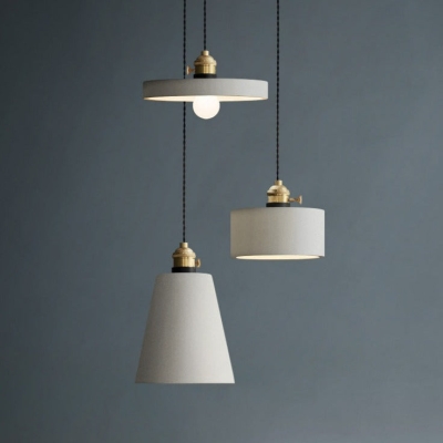 Moderne Scandinavische hanglampen van cement