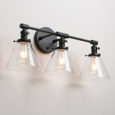 Finley vintage wandkandelaar met drie lampen
