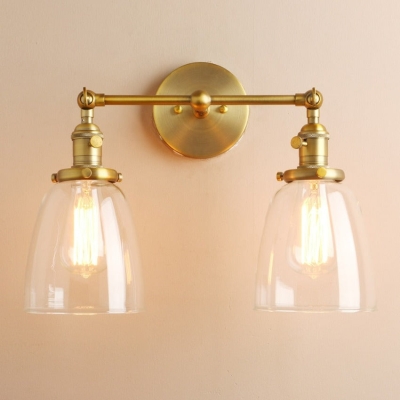 Sedona vintage wandkandelaar met twee lampen