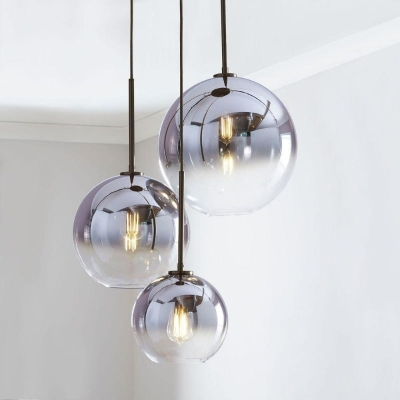 Moderne glazen bol hanglampen