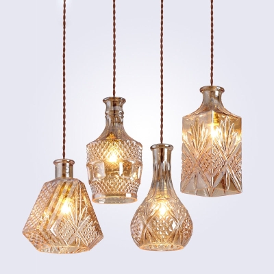 Glazen pot hanglampen