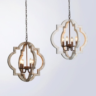 Hadwin - Rustieke houten hanglampen